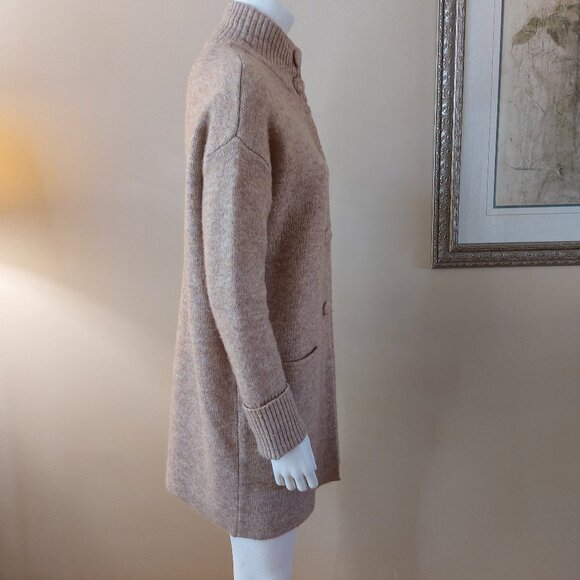 Ellen Tracy Long Knit Sweater Cardigan Coat - Picture 4 of 15